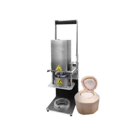 Coconut Lid Open Cutter Cutting Machine