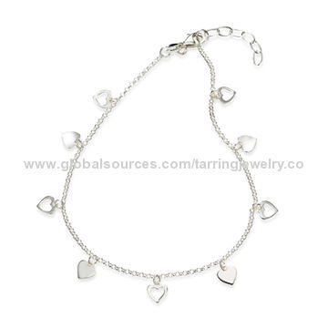 Heart Charming Necklace for Women with Lobster Clasp and Extended Chain, Change Size Easily