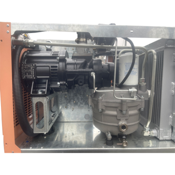 Portable 4.5kW Screw Air Compressor with Permanent Magnet Frequency Conversion Control