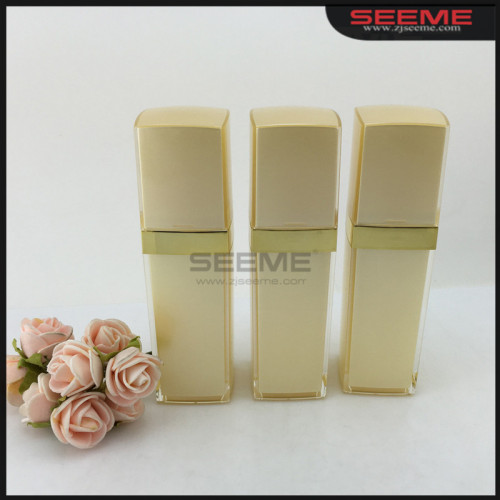 wholesale face lotion acrylic bottles classical cosmetics pump sqaure container