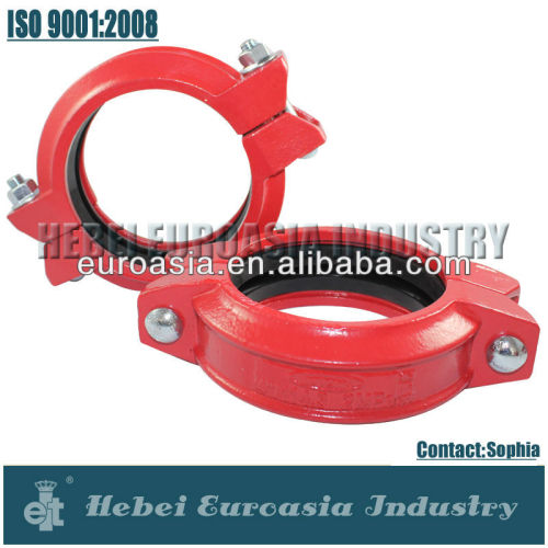 Ductile Casting Iron Grooved Joint Fitting Flexible Coupling