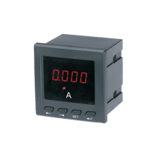 LED display ammeter for electrical panels