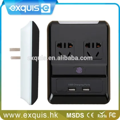 EK USA EURO JAPAN CHINA USB wall socket universal charger factory in china