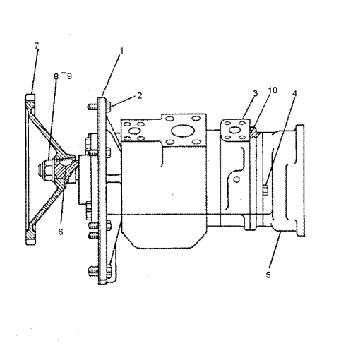 793 Truck 4-Section Gear Pump 6Y5791 / 6Y-5791
