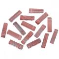 Rectangle Cherry Quartz Pendant for DIY Making Jewelry Necklace Earrings 6X6X25MM Cuboid Stone Beads