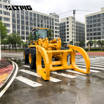 LTMG Wood Grapple Wheel Bosher Trailer - Cargador de tala para la venta (8 toneladas/12 toneladas)