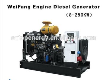 Weichai Ricardo Engine Silent Diesel Generator Set From 8 Kw to 250kw with ATS