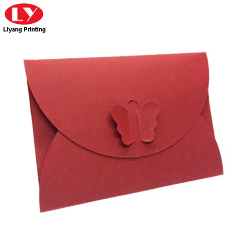 Aangepast logo verschillende kleuren papieren envelop