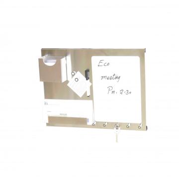 multifunction stainless steel memo board