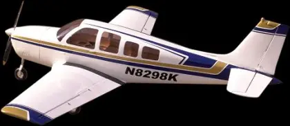 Model plane Beechcraft Bonanza A36