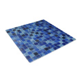 Exterior Mosaic Swimming Pool Glass Blue Tile Decoration