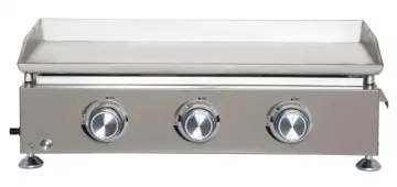 3 Burner Garden Gas Grill Griddle
