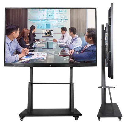 86" LCD Display Infrared Smart Whiteboard for Educational Equipment with 4K Resolution