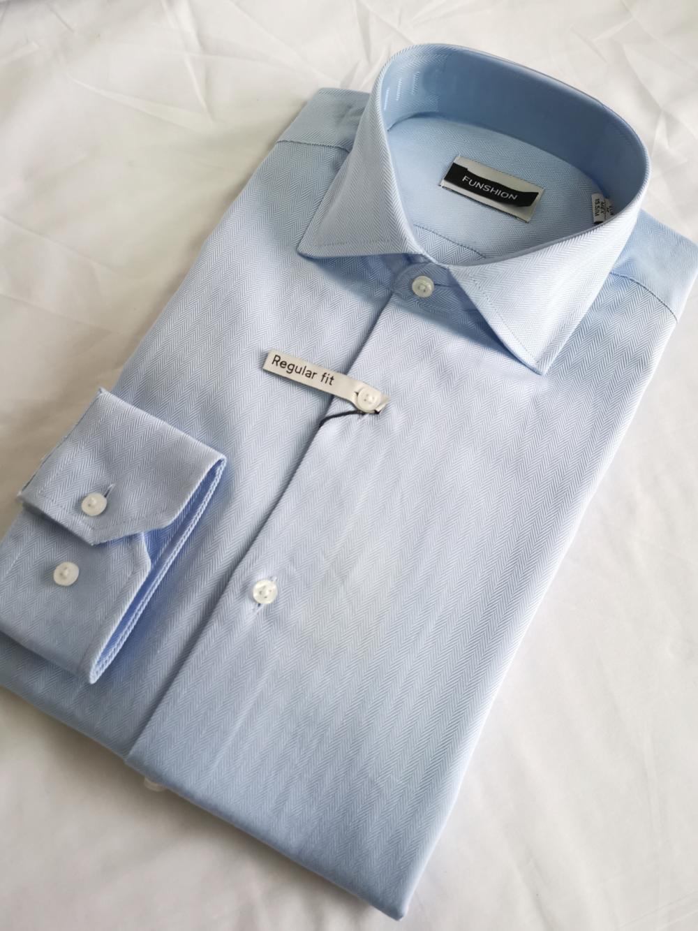 Men casual Y/D Poplin Italia Camisa de manga de cuello