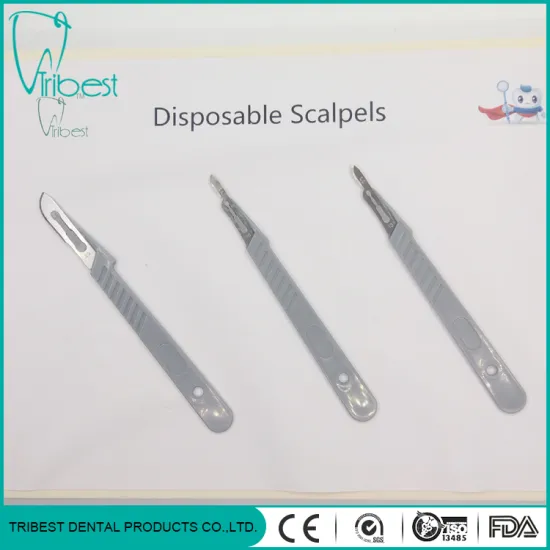Disposable Medical Steriled Surgical Blade With Handle