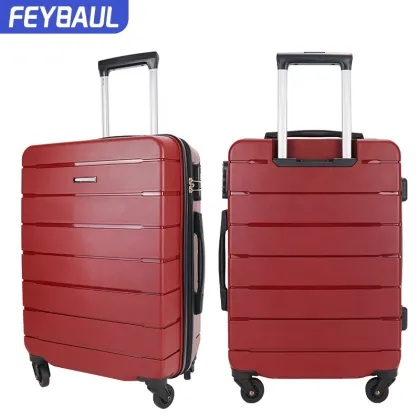 High-end PP luggage sets luggage travel bags trolley suitcase sets