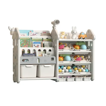 Hot Sale Corner Cupboard Plastic Toys Storage Boxes & Bins