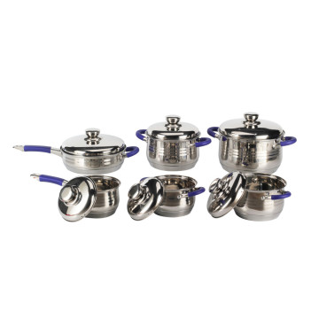 stainless steel Cookware Set, Including NonStick Frying Pan