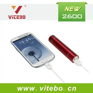 Portable Back Up Battery Charger 2600mAh For iPhone 5 4s iPad mini