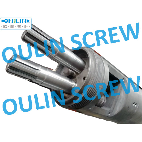 Produce 45/90 Twin Conical Screw Barrel for PVC Extrusion