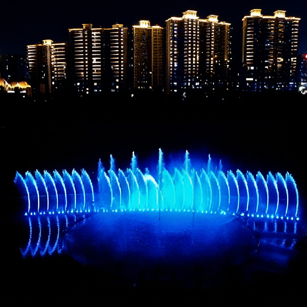 large outdoor water fountains