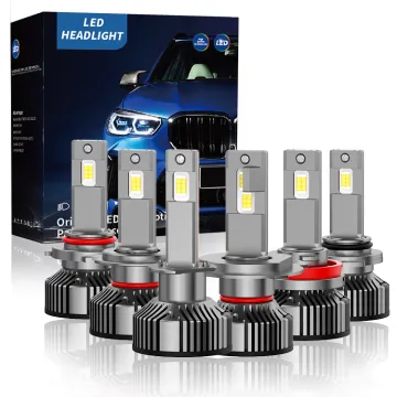 High-Power OEM ODM LED Headlights: 120W, 20000LM for Jeep, Toyota, Ford, BMW, VM Honda, Kia - 7035 CSP 9006, 9012, 9005, H11, H1, H4, H7 Compatible