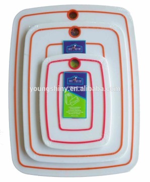 2015 hot sale high quality Plastic cutting board