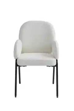 Loop Yarn Armrest Dining Chair