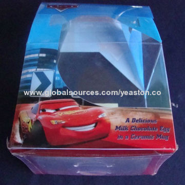 PVC toy car packaging box, folding, handwork, colorful printing