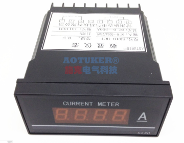 Digital measuring instrument 48 * 96 SX48-DCI DC500A three half display DC 0-500A digital DC ammeter