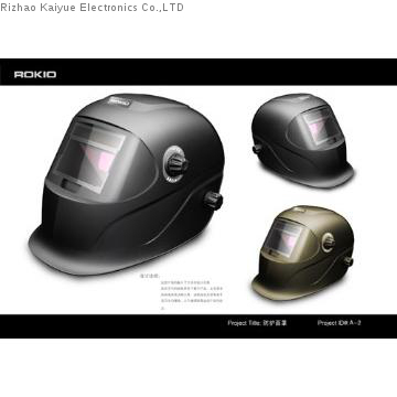 auto welding grinding darkening helmet