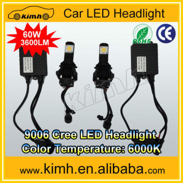 New arrival 60W 9006 1800LM high power led car headlight
