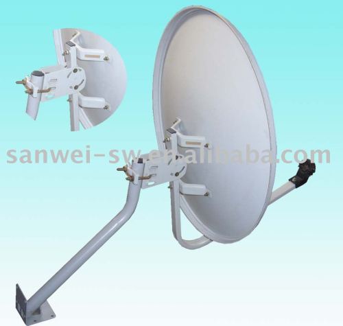 ku band 55cm wall mount satellite dish