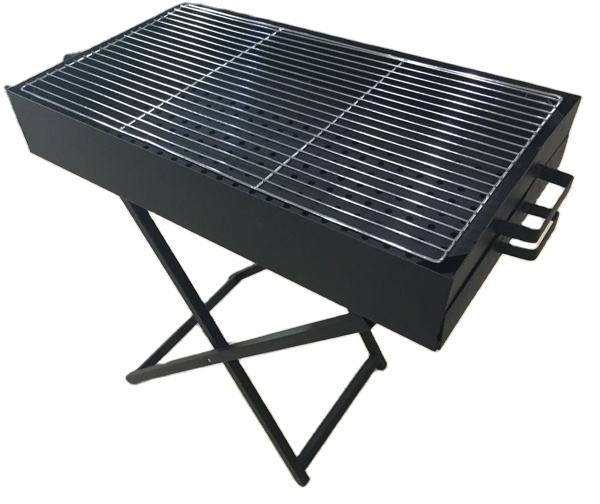 Forza barbecue all'aperto con coperchio di ferro pesante
