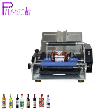 220 V 0,3 kW halbautomatische Papierkleber-Etikettierungsmaschine für Plastikflaschen