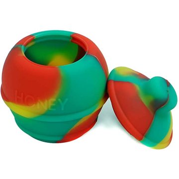 Recipiente de silicone Mel Pots grandes recipientes de óleo de armazenamento