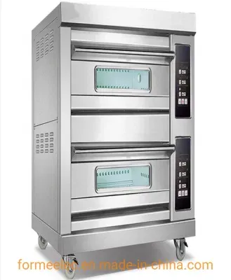 3-Deck 6-Trays Digital Bakery Oven Gas Deck Oven Digital Layered Oven