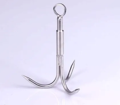 Good Design Boat Bruce Stainless Steel Triangle Anchor with Fish Hook