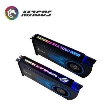 Scheda di illuminazione laterale della scheda grafica RGB/argb personalizzata per decorazione per PC e sincronizzazione della GPU