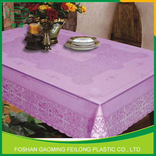 Different Design Of 100% Pvc Vinyl Lace Tablecloth, High Quality ...