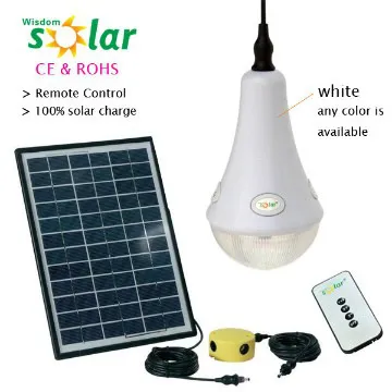 White Sun Power Smart LED Solar home lighting system portable