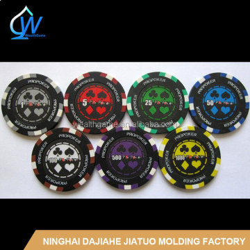 14g Tri-Tone ProPoker Clay Poker Chips