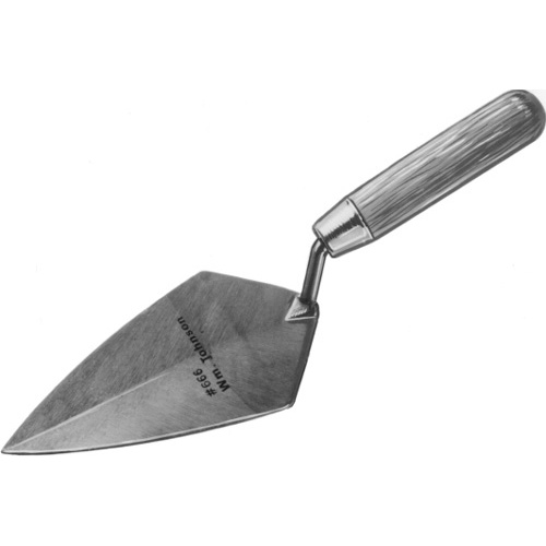 Stainless Brick Trowel med kolstål