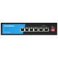 Switch Poe ++ no administrado con 6 puertos Gigabit completo