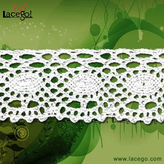 cotton Raschel lace for garment
