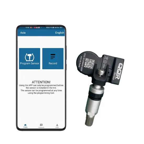 Professional Programmable TPMS Sensor with NFC and IP67 Protection