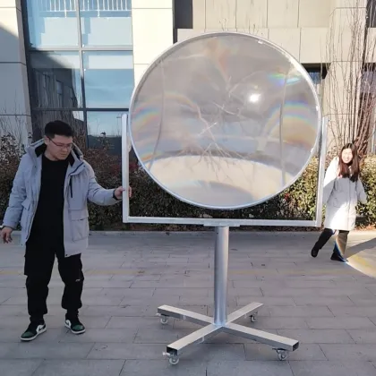 Square Fresnel Lens 1000x1000mm for Solar Energy - Focal Length 1300mm