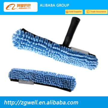 Microfiber windows cleaning duster,T-bar duster Rubber Squeegee Material and Plastic Handle Material magnet window cleaner
