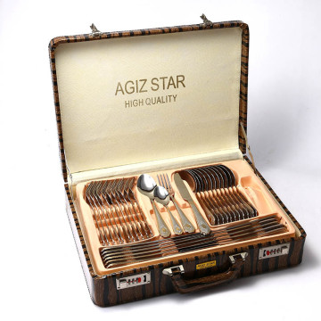 24PCS/48PCS/96PCS/108PCS Customize Set High Quality Code Case Stainless Steel Cutlery Set