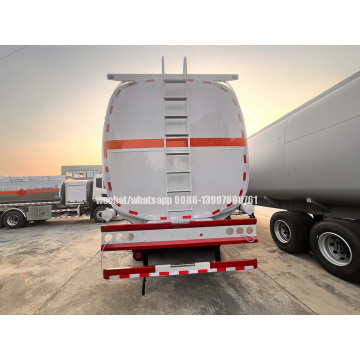 80,000 liters 4 Compartments 4 axles Fuel Tanker Semi Trailer